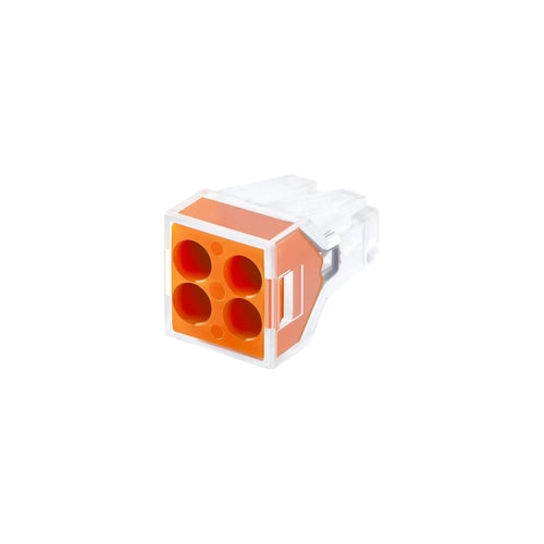 4 Way Connector Wire Pole Push Reusable Terminal Block Electric