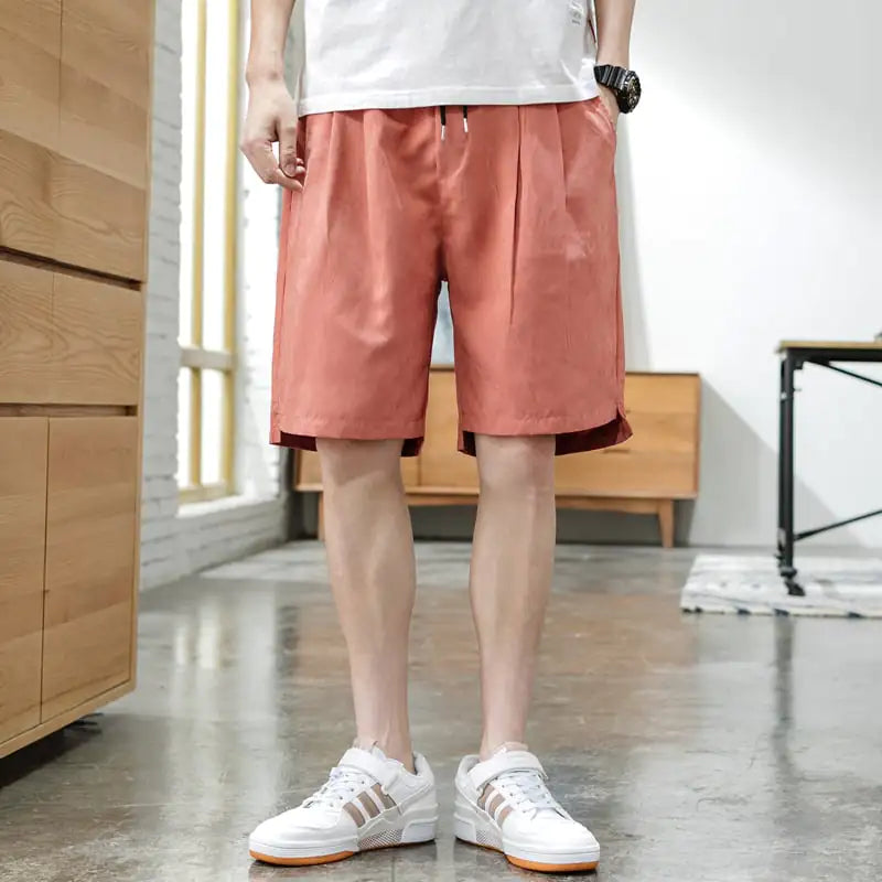 Trendy Loose Korean Style Five-Point Pants